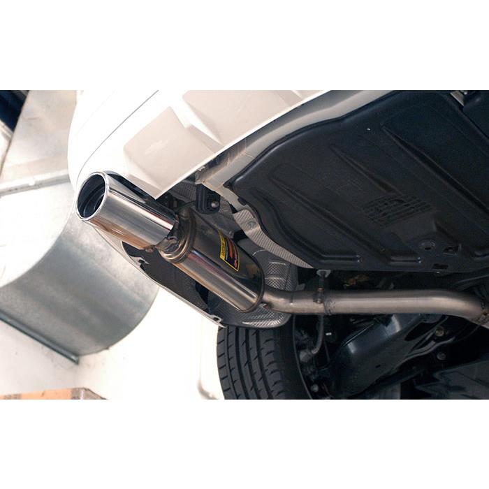 Rear exhaust Left Racing 145x95 (Standard Bumper)