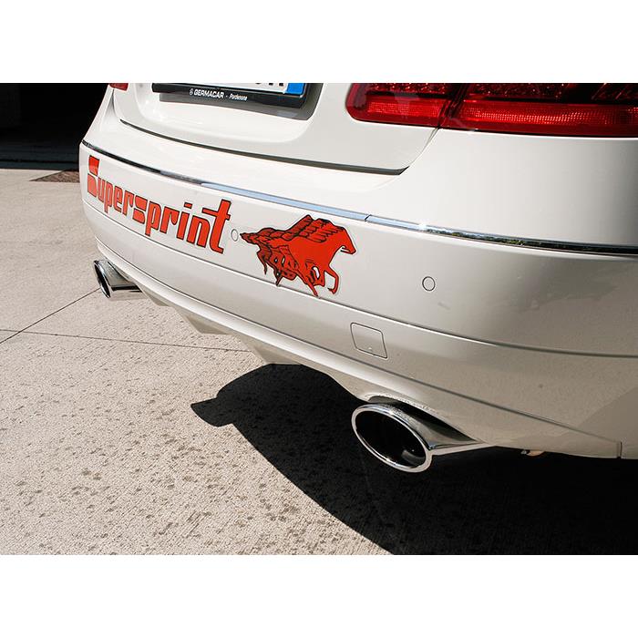 Rear exhaust Right 145x95 (Standard Bumper)