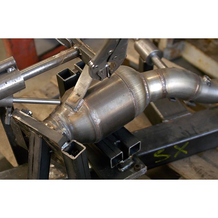 Front Metallic catalytic converter Left