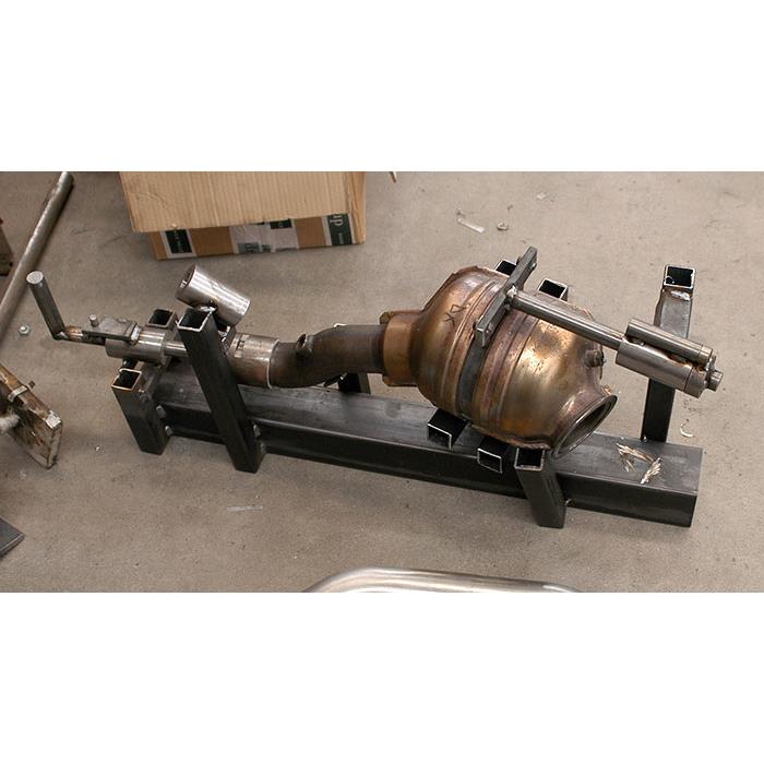 Front Metallic catalytic converter Right