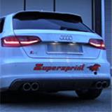 AUDI A3 S3 8V / 8VA QUATTRO 2.0i TFSI '13 -> Supersprint Catback system