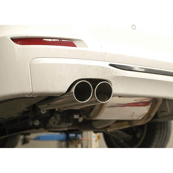 Connecting pipe + rear exhaust Right OO80 - Left OO80