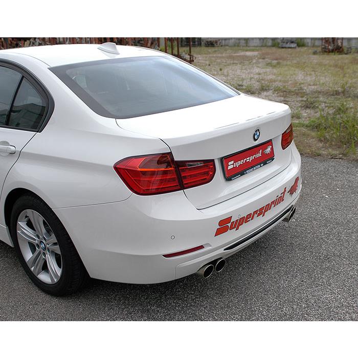 Connecting pipe + rear pipe Right OO80 - Left OO80 (Muffler delete)