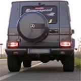MERCEDES W463 G55 AMG V8 Kompressor -> Supersprint full exhaust system