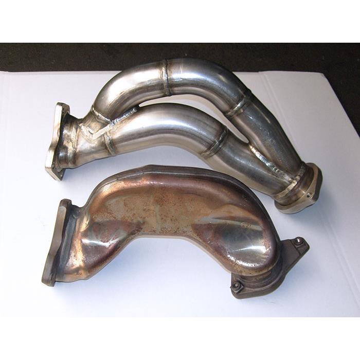 Turbo downpipe kit Right - Left AISI 310S steel