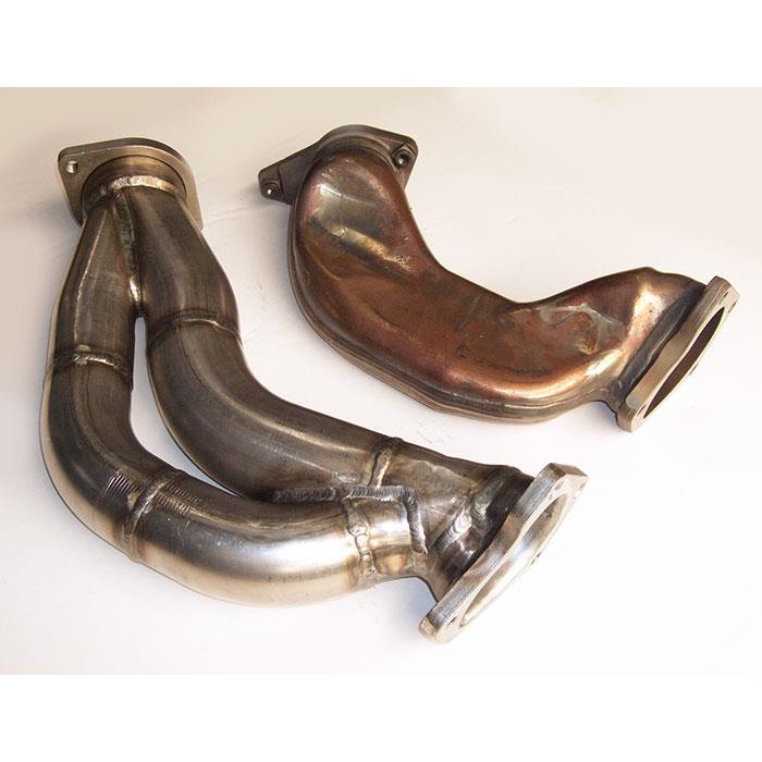 Turbo downpipe kit Right - Left AISI 310S steel
