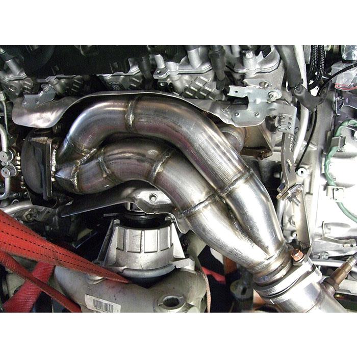 Turbo downpipe kit Right - Left AISI 310S steel