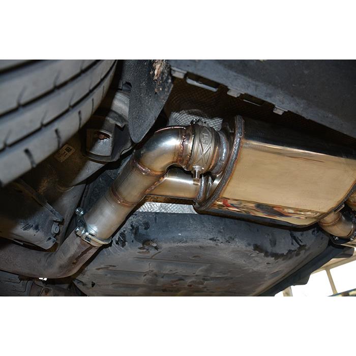 Rear exhaust Left 120x80 with valve