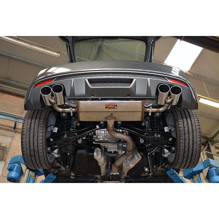 Rear exhaust Right - Left