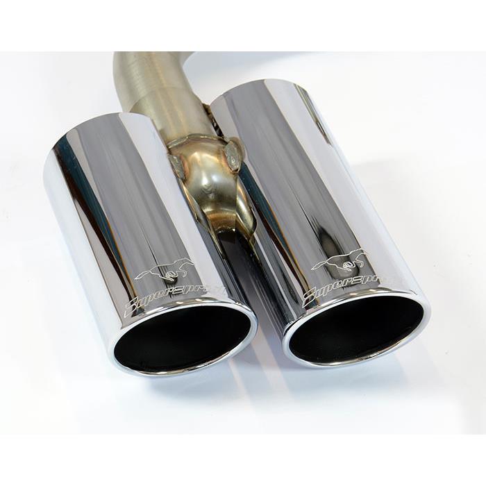 Rear exhaust OO90 Right - OO90 Left 