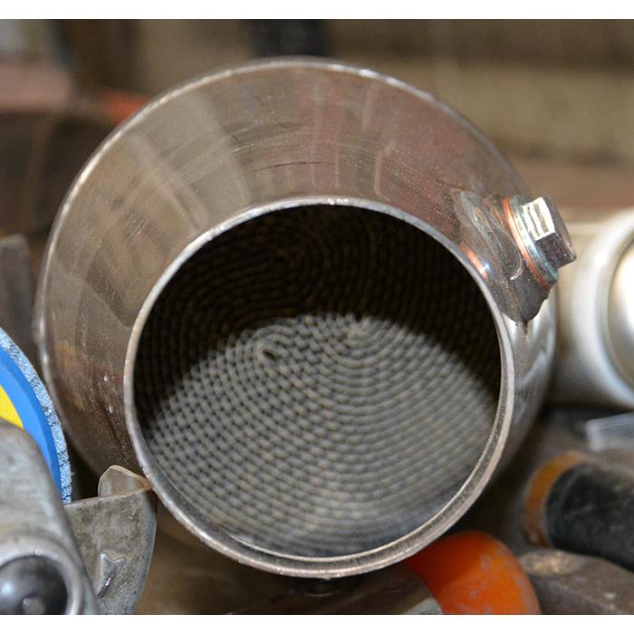 Front pipe LIGHTWEIGHT with Metallic catalytic converter WRC 100CPSI