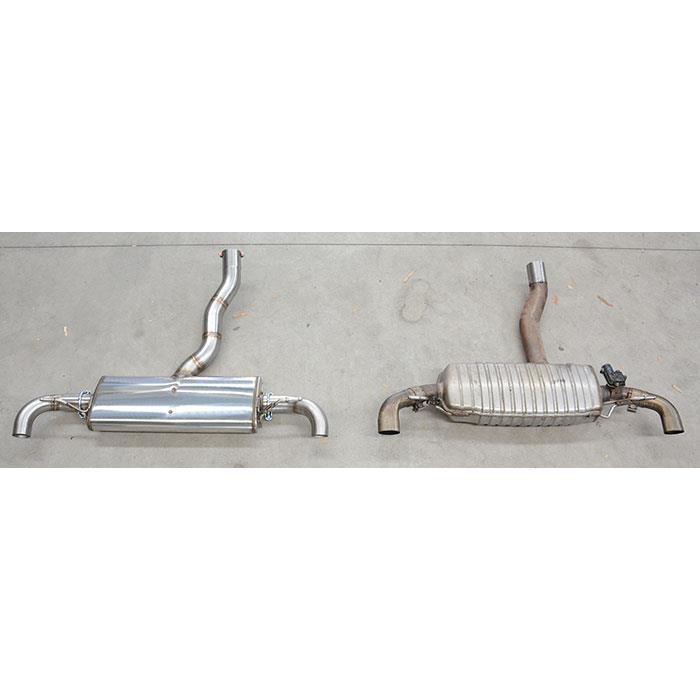 Rear exhaust Right - Left