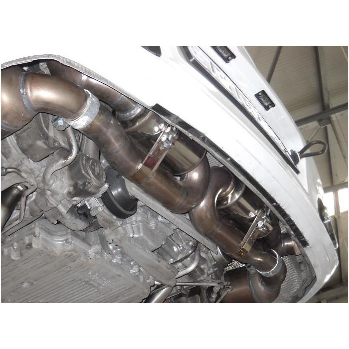 Rear exhaust Right - Left Racing