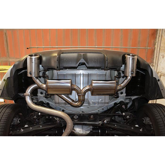 Rear exhaust Racing Right - Left