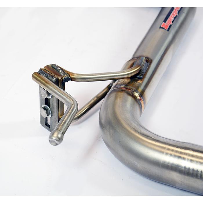 Rear pipe "Y-Pipe" Right - Left<br>(Muffler delete)<strong><span style="color:#ea0000;">Race package<br>Available through:<br /> <a href="https://www.supersprint.com/fr-fr/distributeurs.aspx" target="_blank">RC Sport France<br /> click here</a>