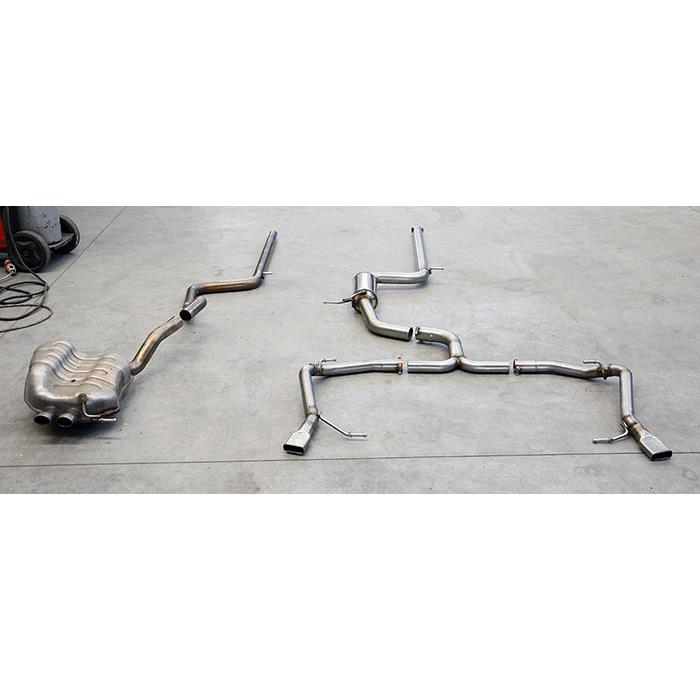 Exit pipes kit Right - Left