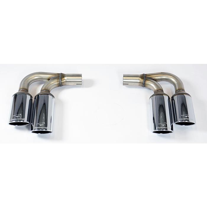 Endpipe kit Right + Left 4 exit 90x70