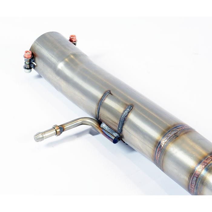Centre pipe LIGHTWEIGHT (replaces OEM centre silencer)