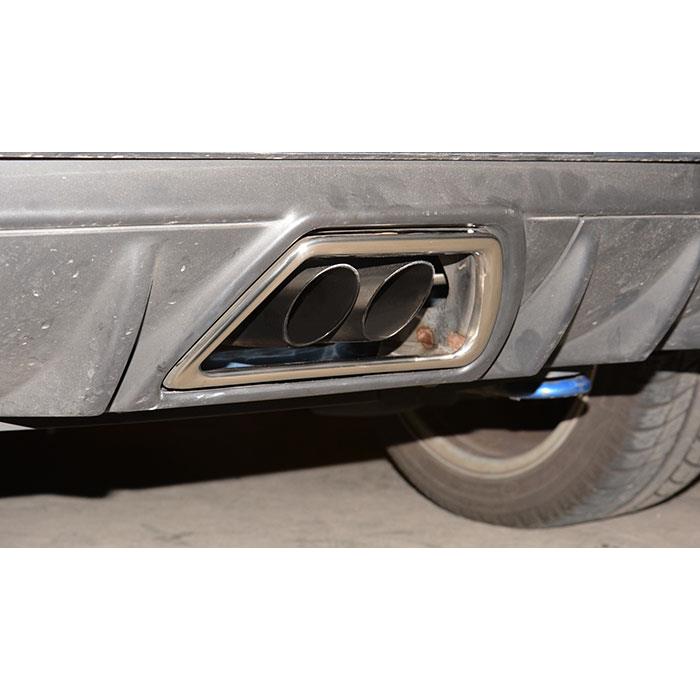 Rear exhaust central exit (For OEM end tips)