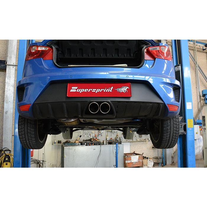 Rear exhaust central exit OO80 (Replaces OEM end tips)