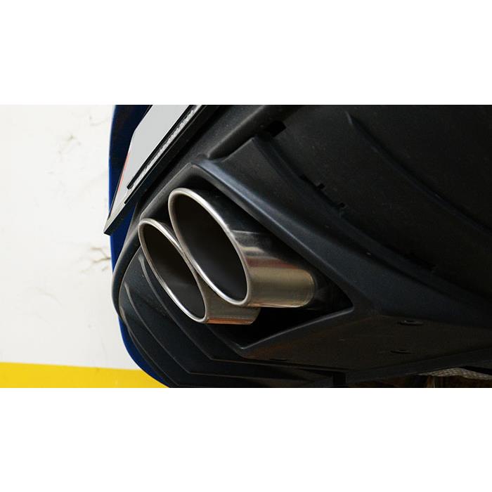 Rear exhaust central exit OO80 (Replaces OEM end tips)