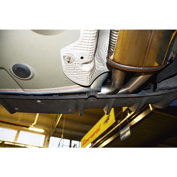 Rear exhaust central exit OO80 (Replaces OEM end tips)