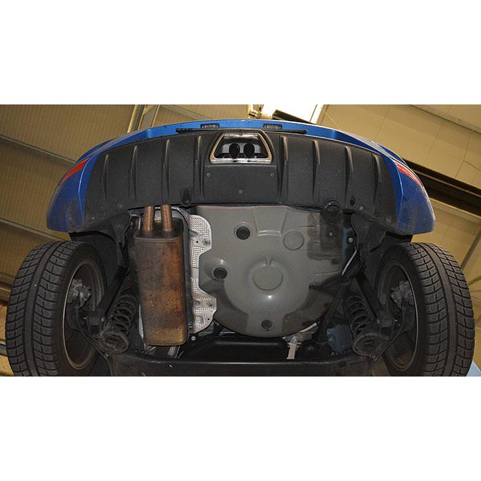 Rear exhaust central exit (For OEM end tips)