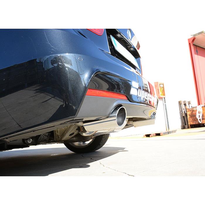 Connecting pipe + rear pipe Right O100 - Left O100 (Muffler delete)