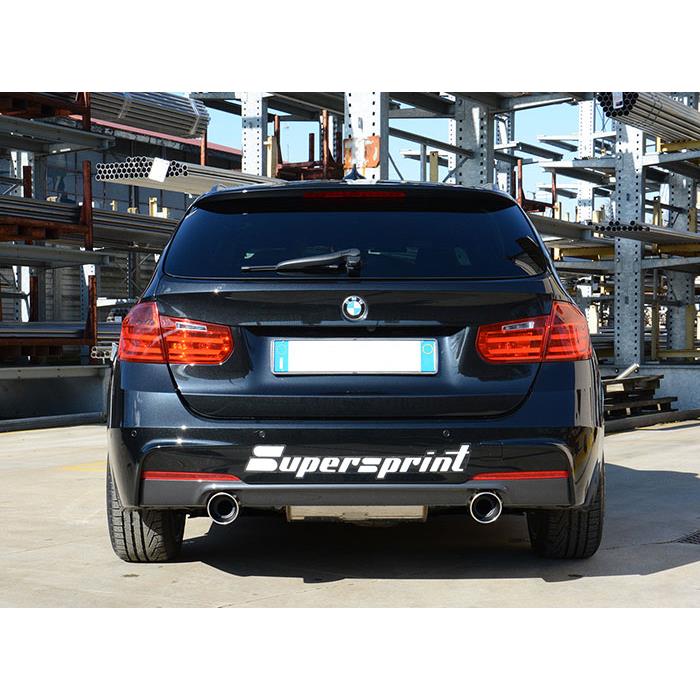 Connecting pipe + rear exhaust Right O90 - Left O90