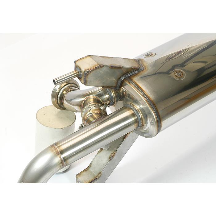 Rear exhaust with valves Right - Left (Deletes the stock, main catalytics - fits to the stock endpipes) <strong><span style=color:#ea0000;>-13,0 Kg</span></strong>