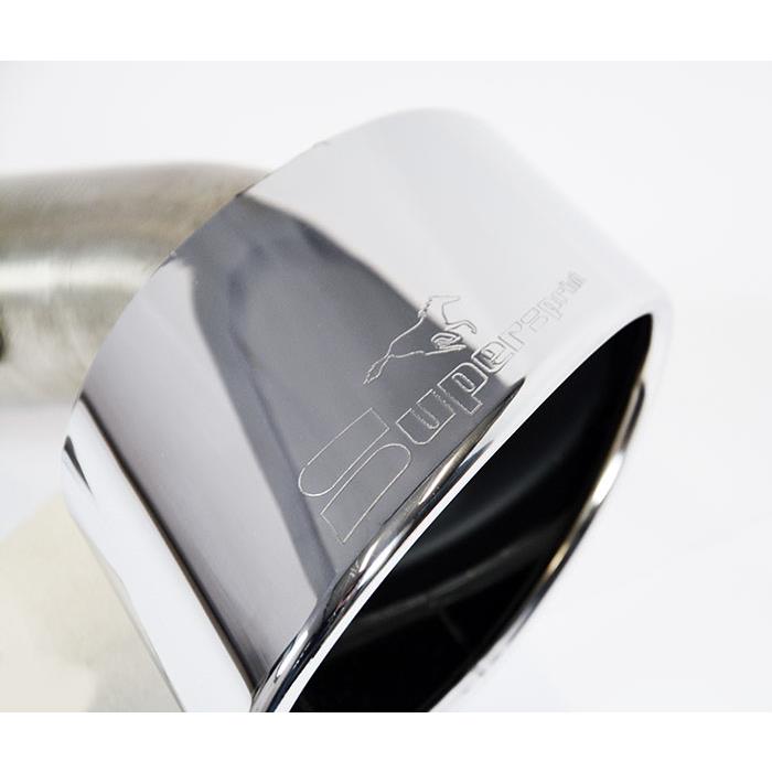 Endpipe kit Right - Left 150x105 (For OEM rear bumper)