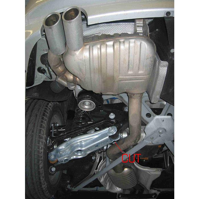 Rear exhaust Power loop OO80