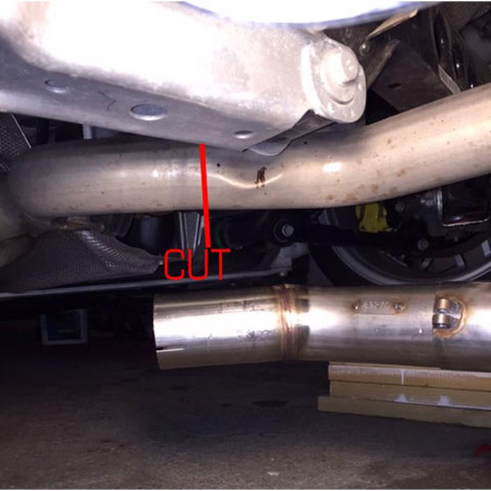 Rear exhaust Power loop OO80