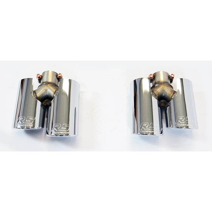 Endpipe kit Right + Left 4 exit 90x70