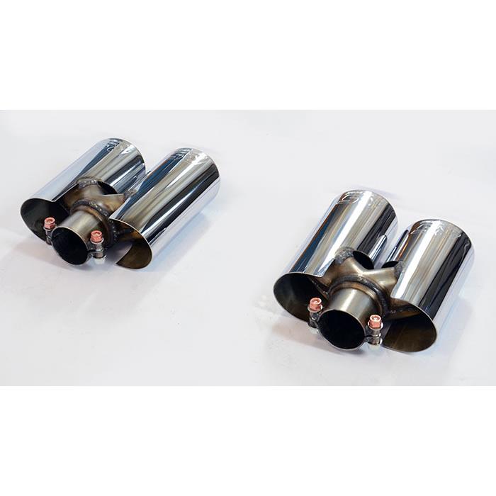 Endpipe kit Right + Left 4 exit 90x70