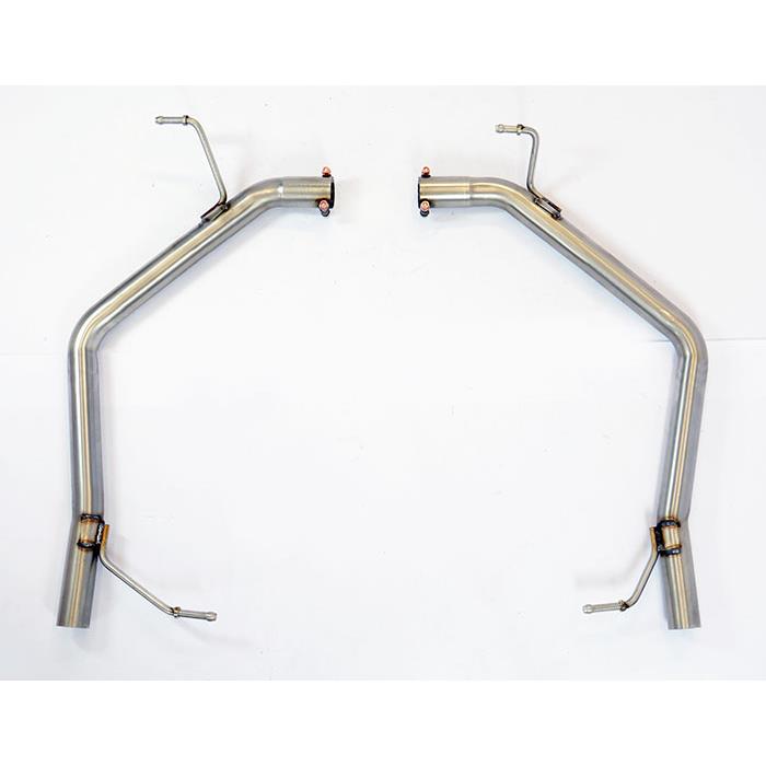 Rear pipe kit Right - Left (Muffler delete)