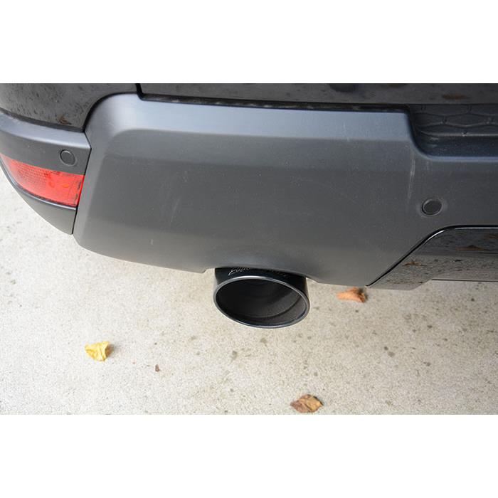 Rear pipe Left Gun Metal Grey O120 (Muffler delete)
