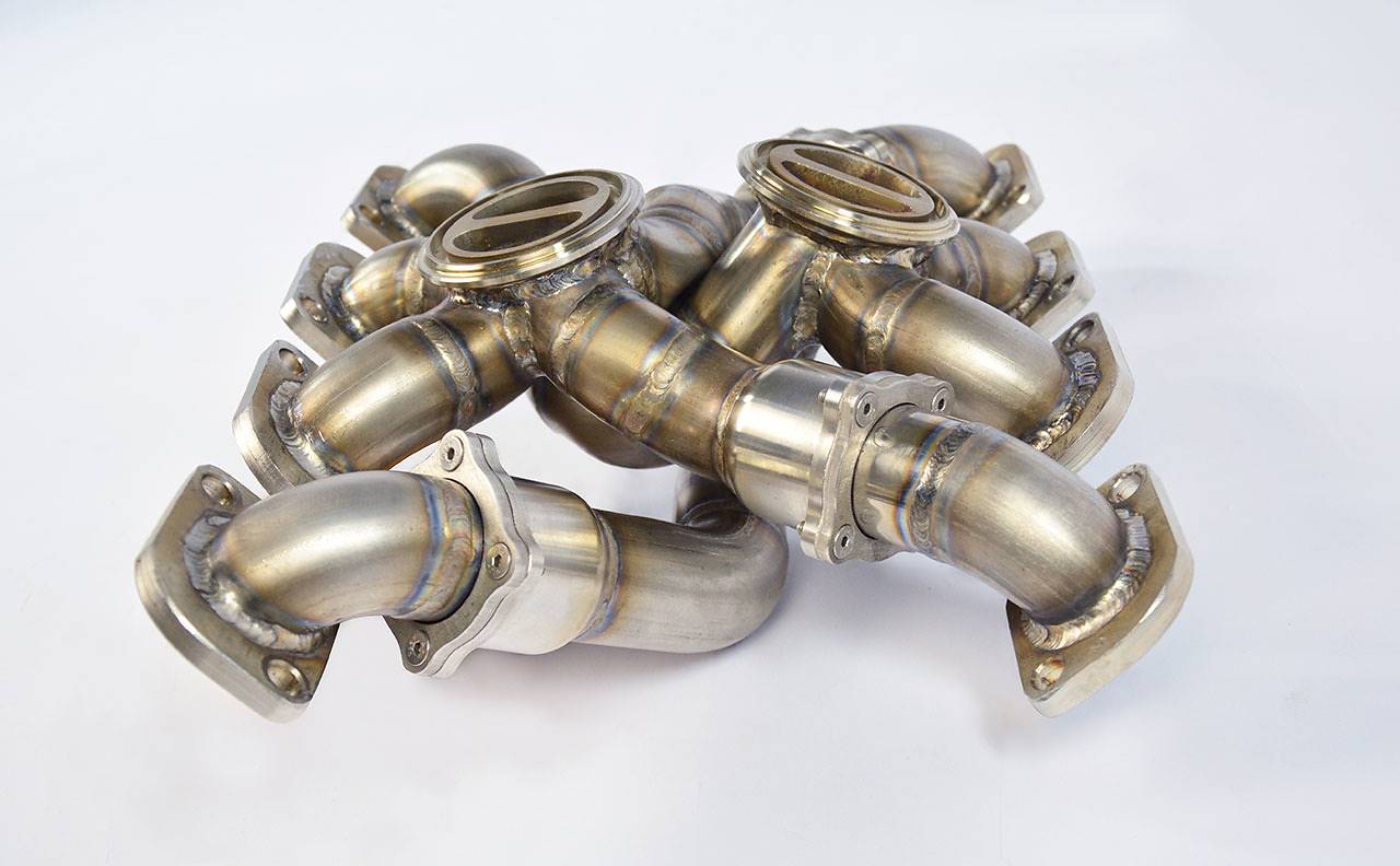 Manifold Right + Left STEEL 310S for OEM turbo charger Available on demand