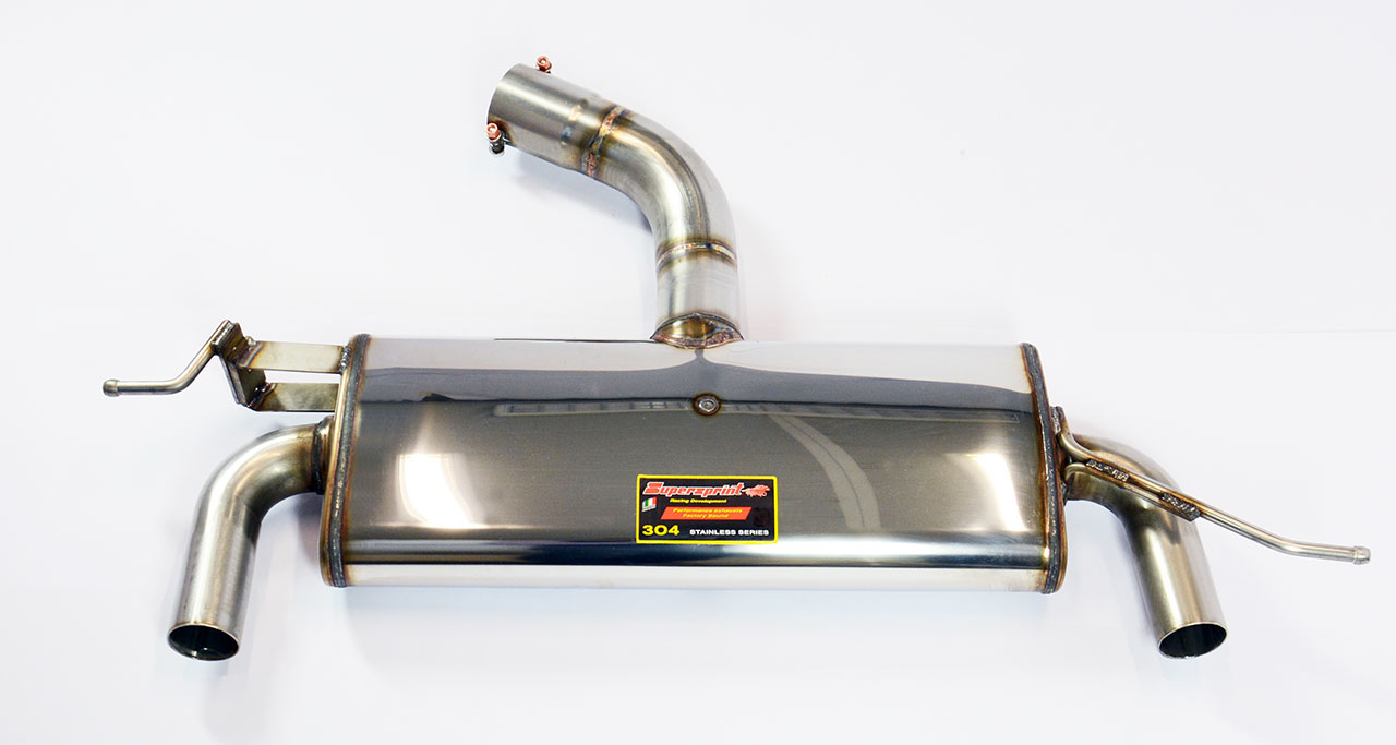 Rear exhaust Racing right - left