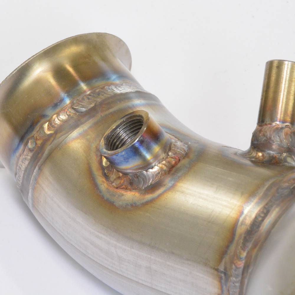 Front Metallic catalytic converter Left 