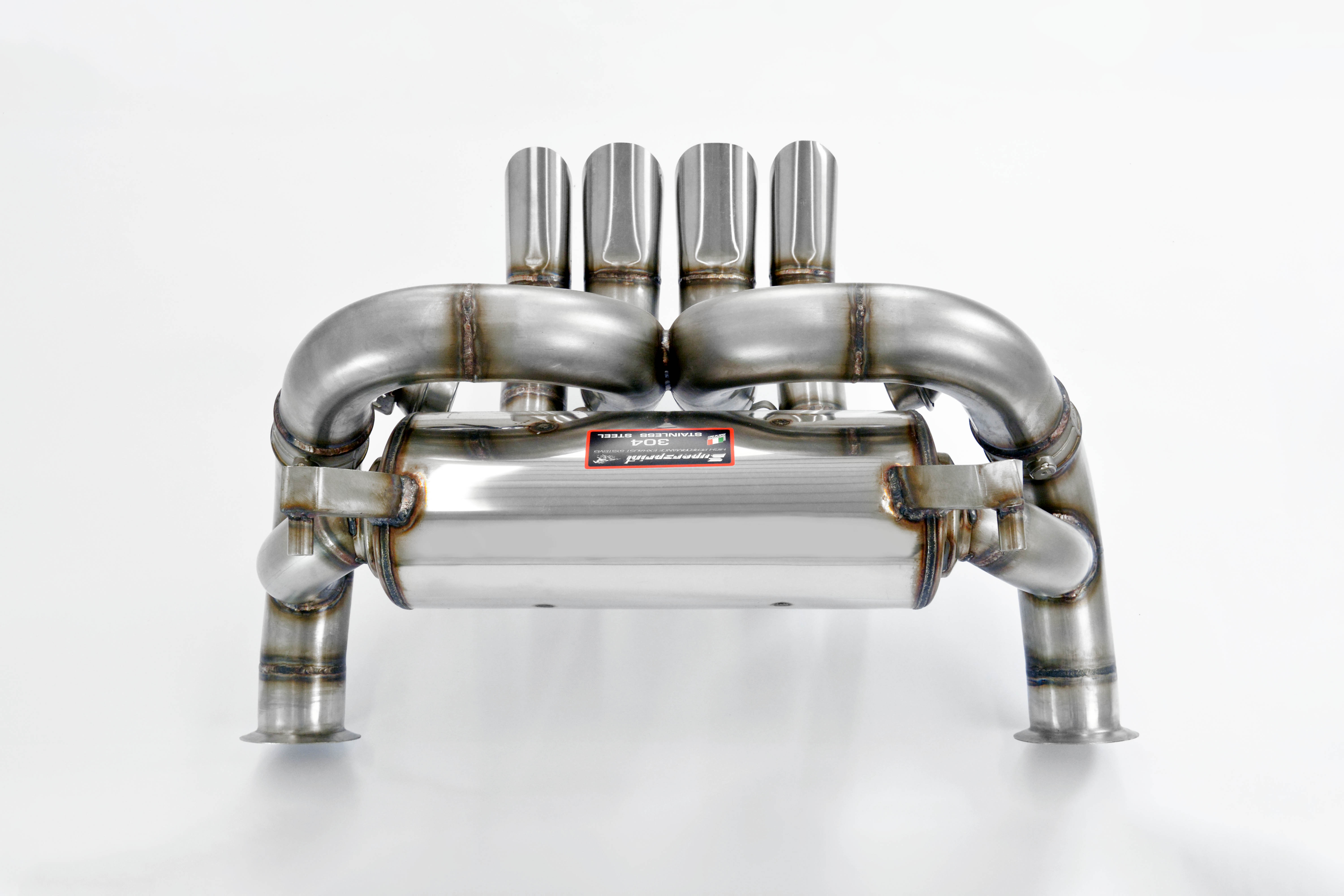 Rear exhaust right - left with valves