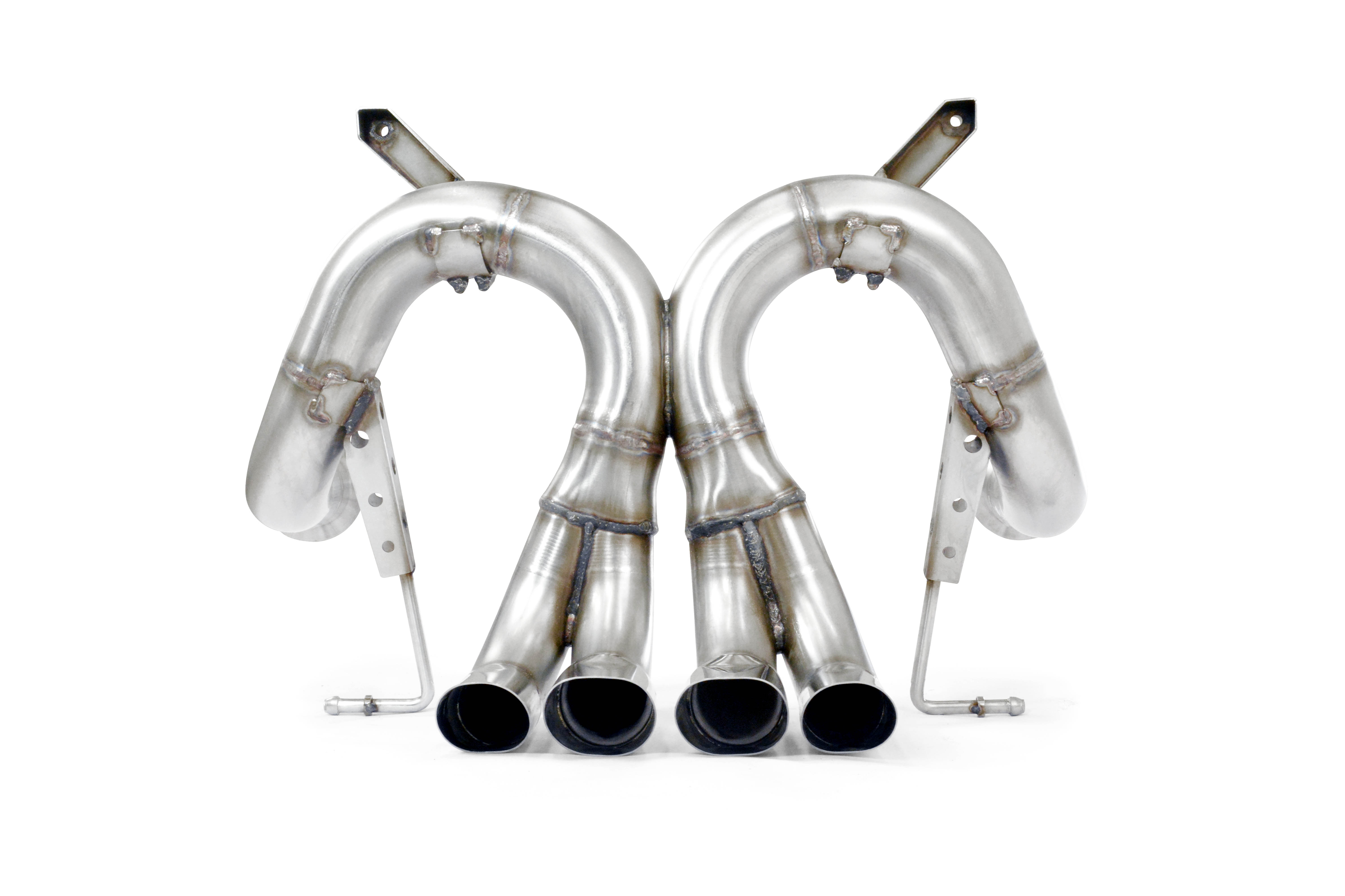 Rear X-Pipe (Replaces OEM rear muffler) <strong><span style=color:#ea0000;>-22,0 Kg</span></strong>