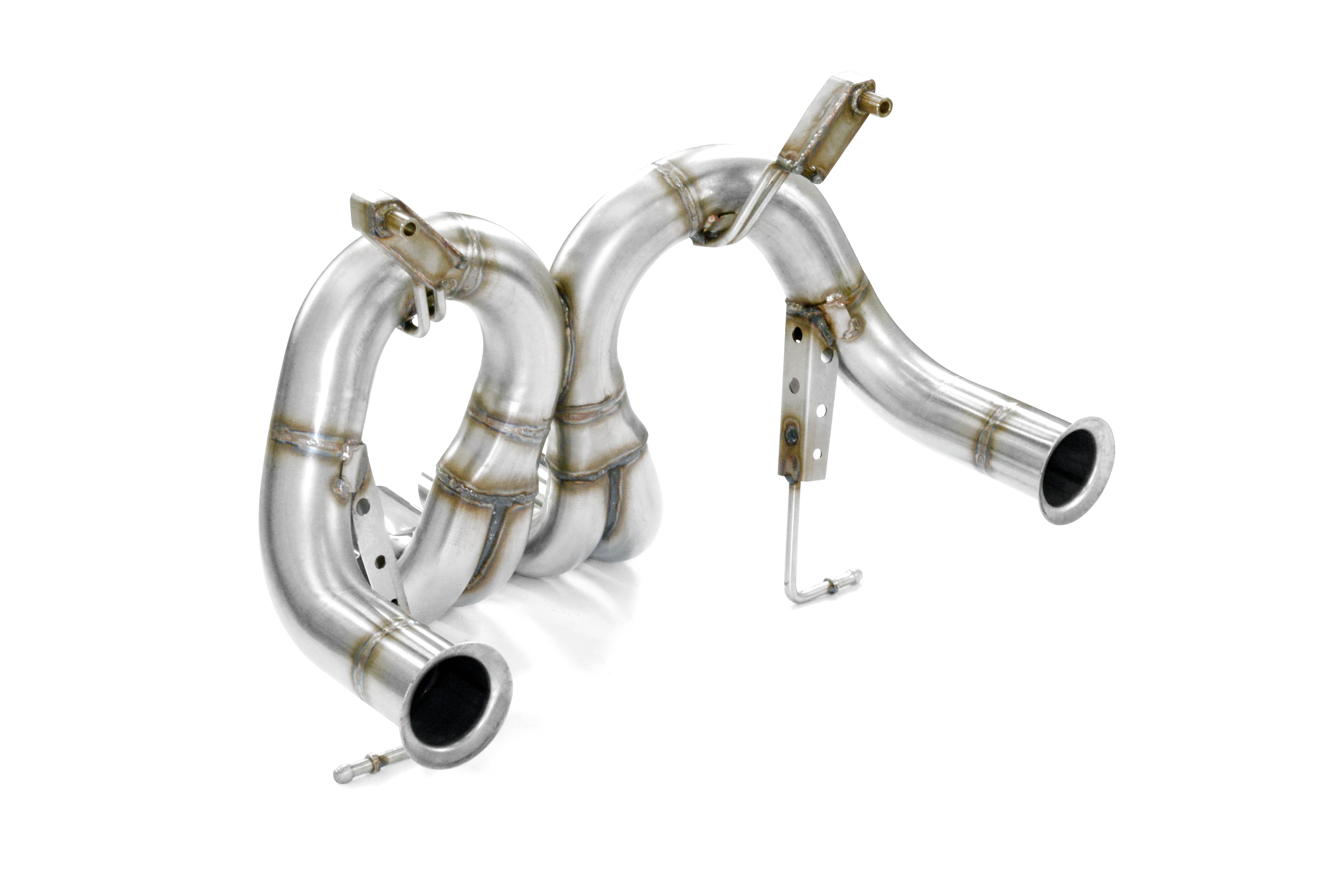 Rear X-Pipe (Replaces OEM rear muffler) <strong><span style=color:#ea0000;>-22,0 Kg</span></strong>
