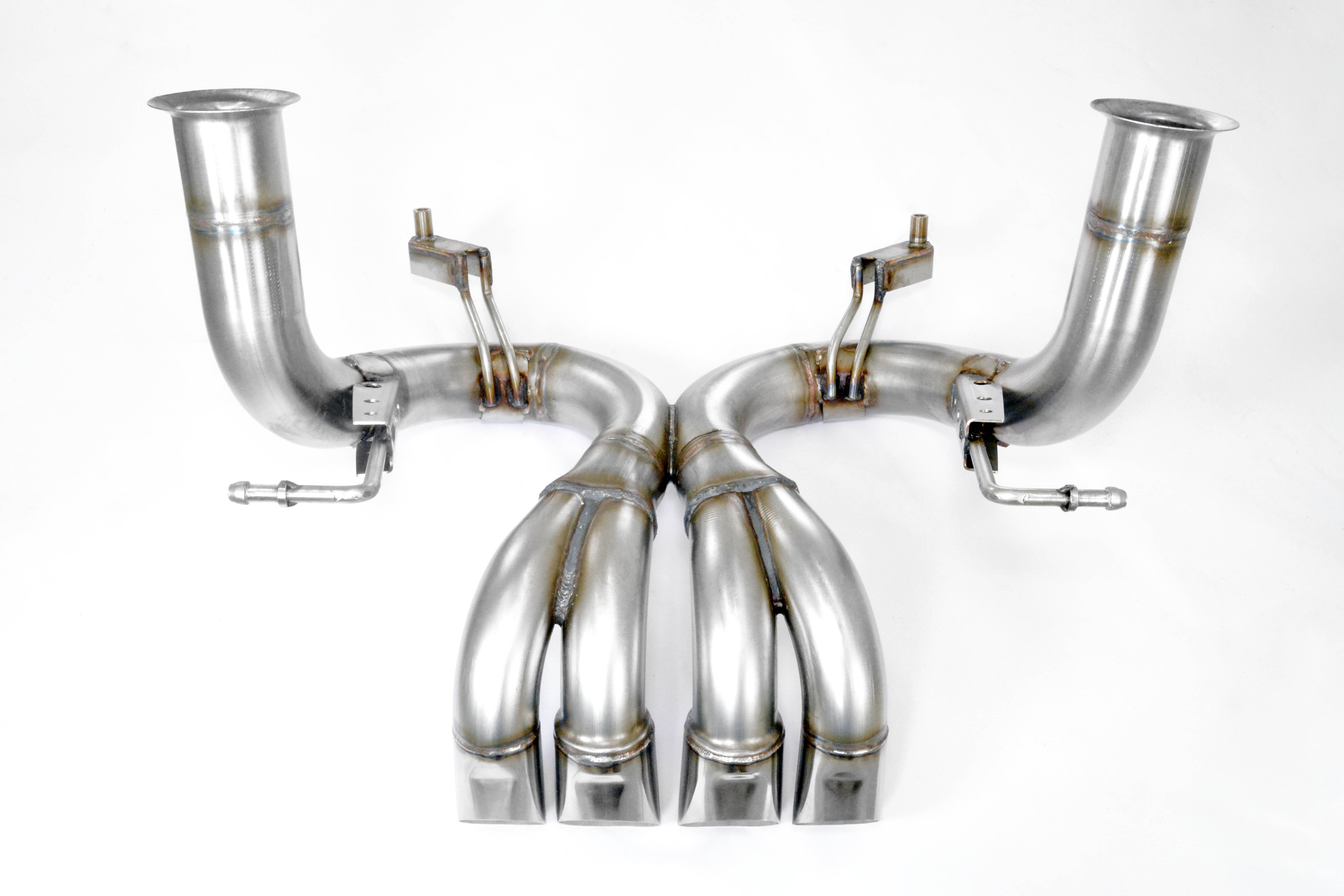 Rear X-Pipe (Replaces OEM rear muffler) <strong><span style=color:#ea0000;>-22,0 Kg</span></strong>