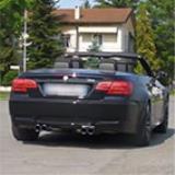 BMW M3 E93 Confronto Scarico posteriore Racing vs Sport
