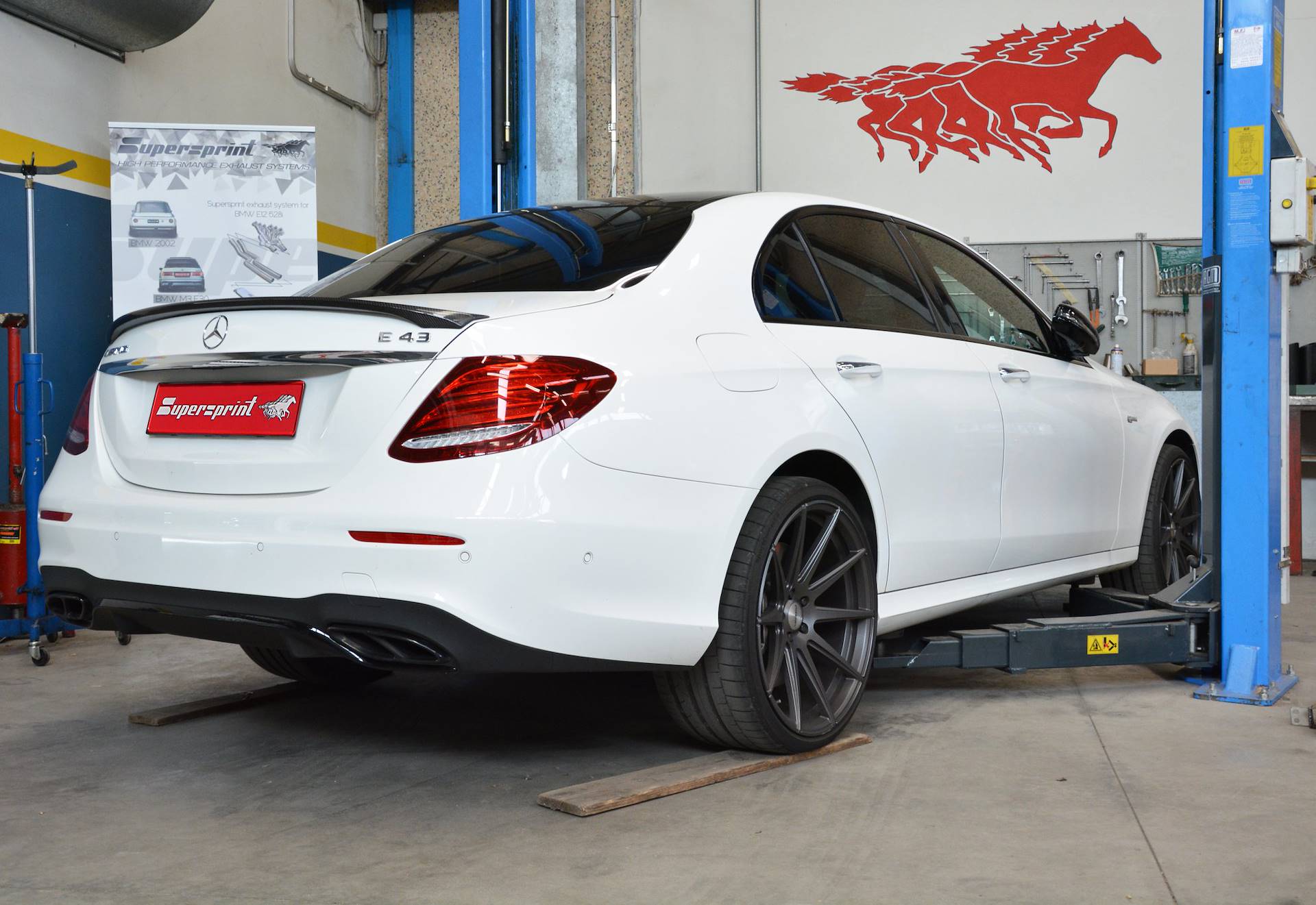 Supersprint Auspuff für Mercedes E43 AMG Sedan 4-matic 2017 ->