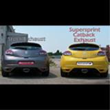 RENAULT MEGANE III Sport 2.0 RS 250 - scarico originale vs catback Supersprint