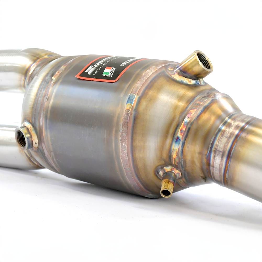 Front  Metallic catalytic converter Right