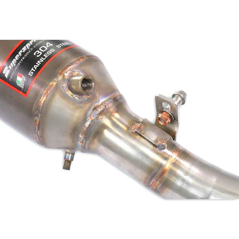 Anteriore destro con catalizzatore metallico