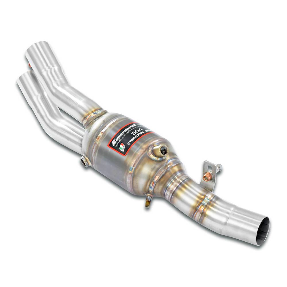 Anteriore destro con catalizzatore metallico